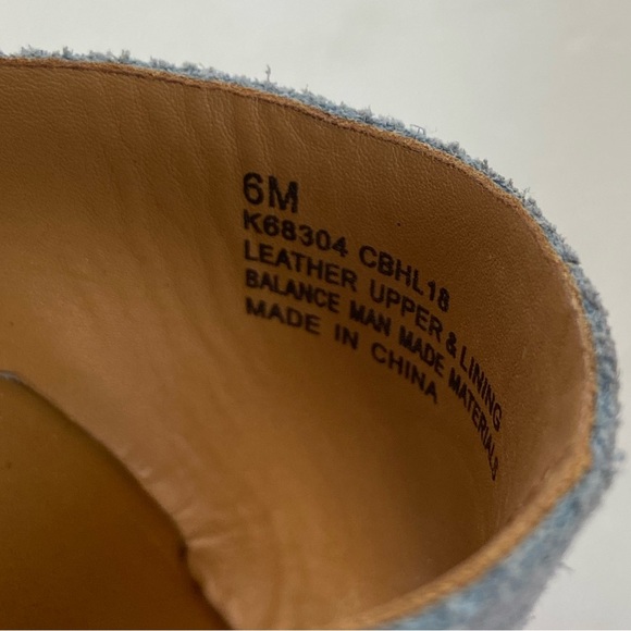 Kork Ease Women's Slip On Sandals Size 6 M Suede Blue Summer Boho Casual Comfort - Picture 6 of 8